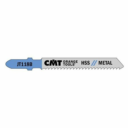 CMT ORANGE TOOLS JIG SAW BLADES METAL/FINE STRAIGHT, 5 Pack, 5PK JT118B-5